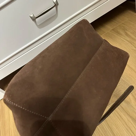 Mansur Gavriel suede drawstring hobo bag - Picture 5 of 14